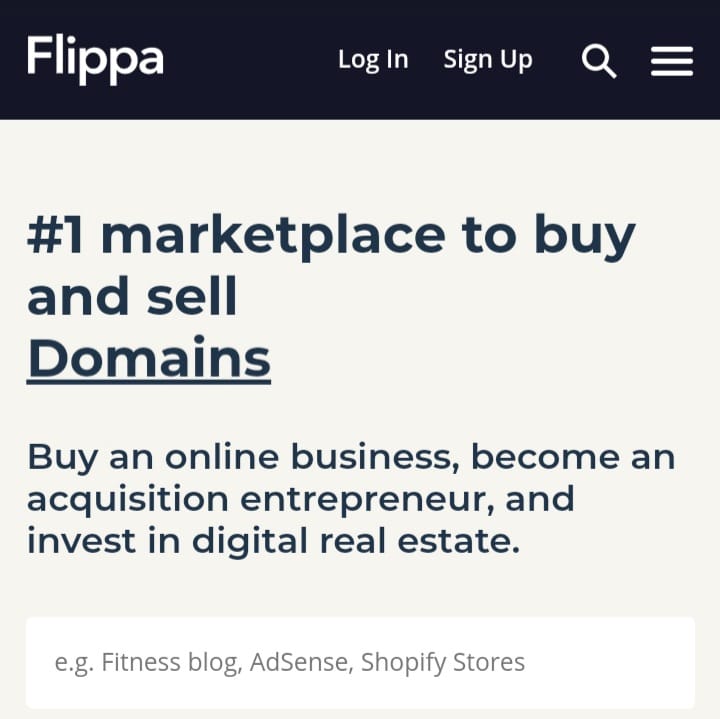 how to sell your domain on Flippa