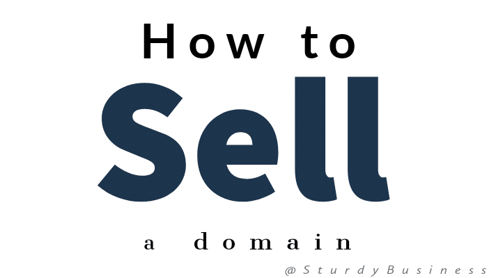 how to sell a domain name
