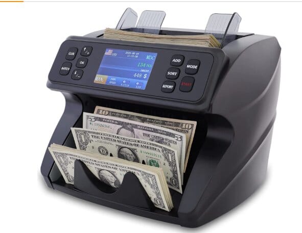 DETECK Spark Bank Grade Money Counter Machine Mixed Denomination