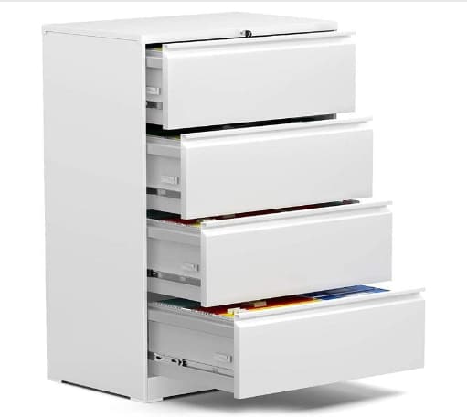 BonusAll large horizotal 4 drawer filing cabinet