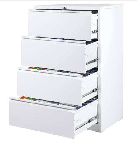 INTERGREAT 4 drawer wide file cabinet with lock is one of the best filing cabinets
