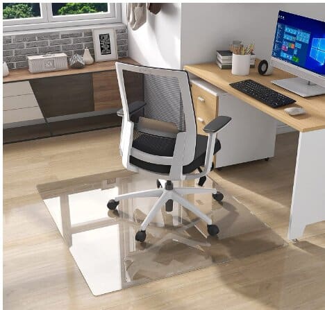 Natsukage Glass Chair Mat for carpet and hardwood floor