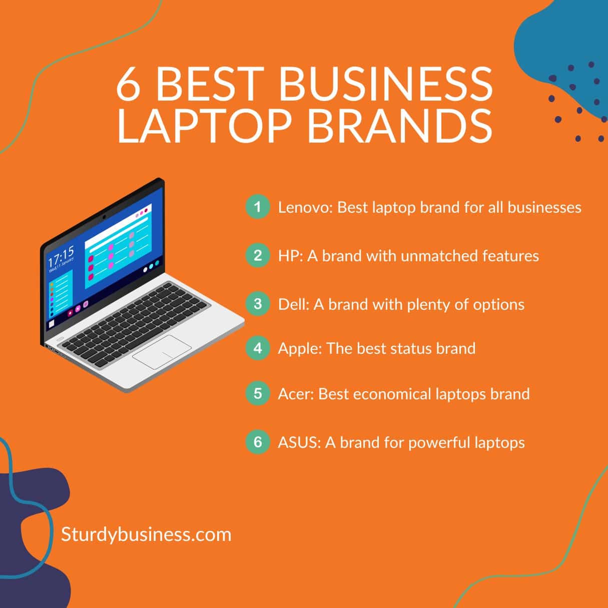 6 best business laptop brands