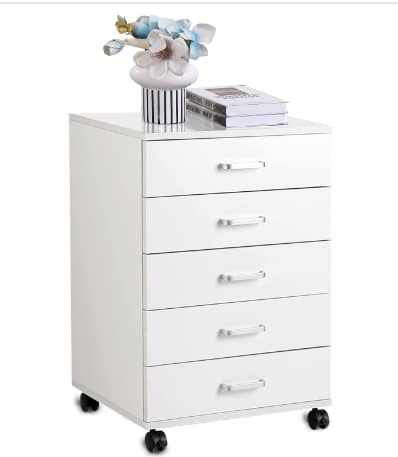 TUSY 5-Drawer Office Storage File Cabinet, Storage Organization for Home, Office, Closet, Bedroom
