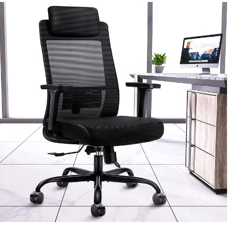 Ergonomic Computer Desk Chairs - Mesh Home Office Desk Chairs with Lumbar Support