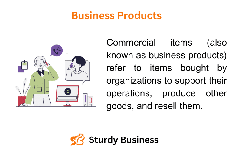 definition of commercial and business products