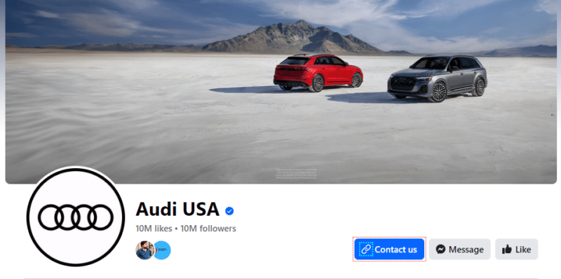 Audi USA has 10M followers on Facebook