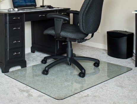 FAB Glass and Mirror glass office chair mat
